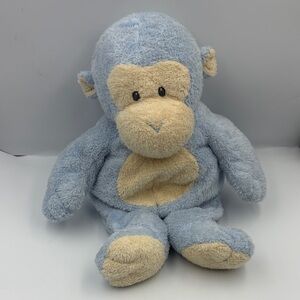 Rare TY Pluffie Blue Dangles Monkey